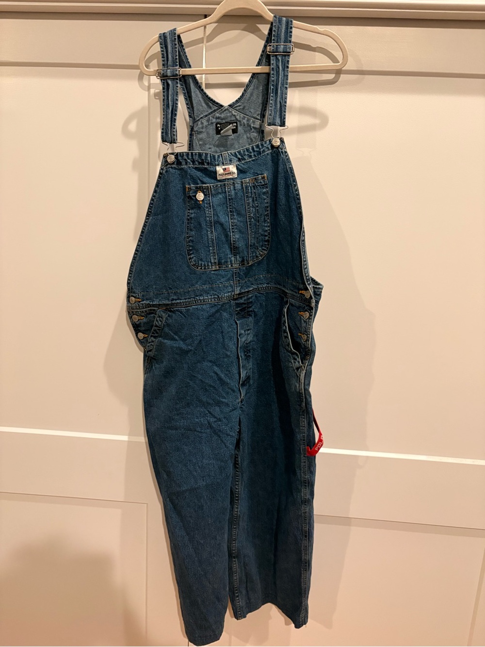 Ralph Lauren Polo Jeans Co. Light Blue Denim Overalls